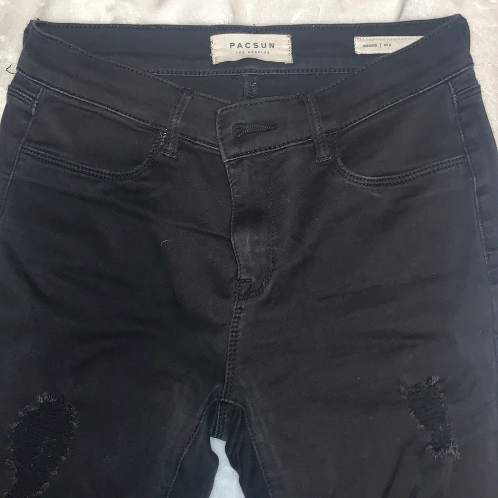 Pacsun high rise ripped jegging